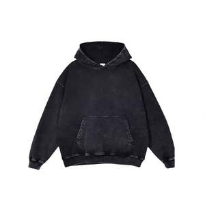 2025 primavera nueva moda de calle alta Mujer de gran tamaño Anti-Pilling lavado Vintage Sudadera con capucha para exportación - Product Image 5