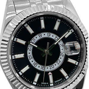 Reloj de Cuarzo Casual Personalizado con Esfera Informal, Caja de Acero Inoxidable, Cristal de Zafiro, Resistente al Agua 50 Bar, Deportivo y Elegante para Unisex - Product Image 2