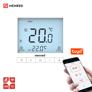 <span class=keywords><strong>Thermostat</strong></span> intelligent WiFi LCD 4 pouces programmable <span class=keywords><strong>pour</strong></span> la température ambiante, <span class=keywords><strong>thermostat</strong></span> domestique, application TUYA <span class=keywords><strong>pour</strong></span> le <span class=keywords><strong>chauffage</strong></span> par le <span class=keywords><strong>sol</strong></span> - Product Image 1