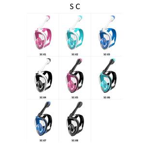 Máscara DE <span class=keywords><strong>BUCEO</strong></span> antivaho seca de cara completa con tubo de respiración fácil de conectar a prueba de agua y para soporte de cámara <span class=keywords><strong>GoPro</strong></span> - Product Image 5