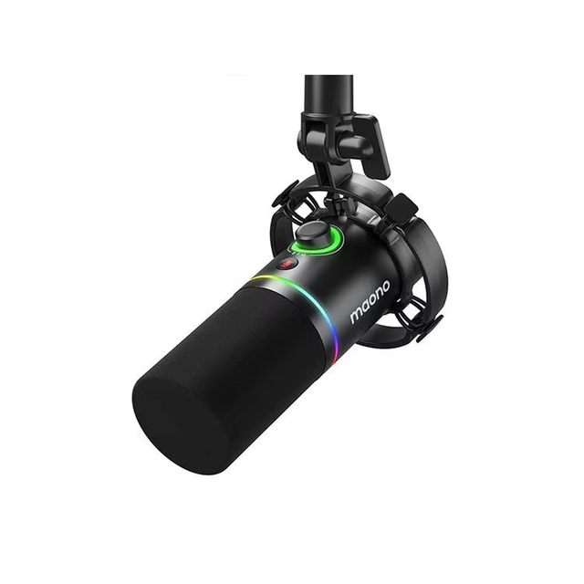 Automatic Noise Reduction Metal Dynamic USB/Xlr Dual Mode Cardioid Desktop Wired Gaming Microphone for Pd200x