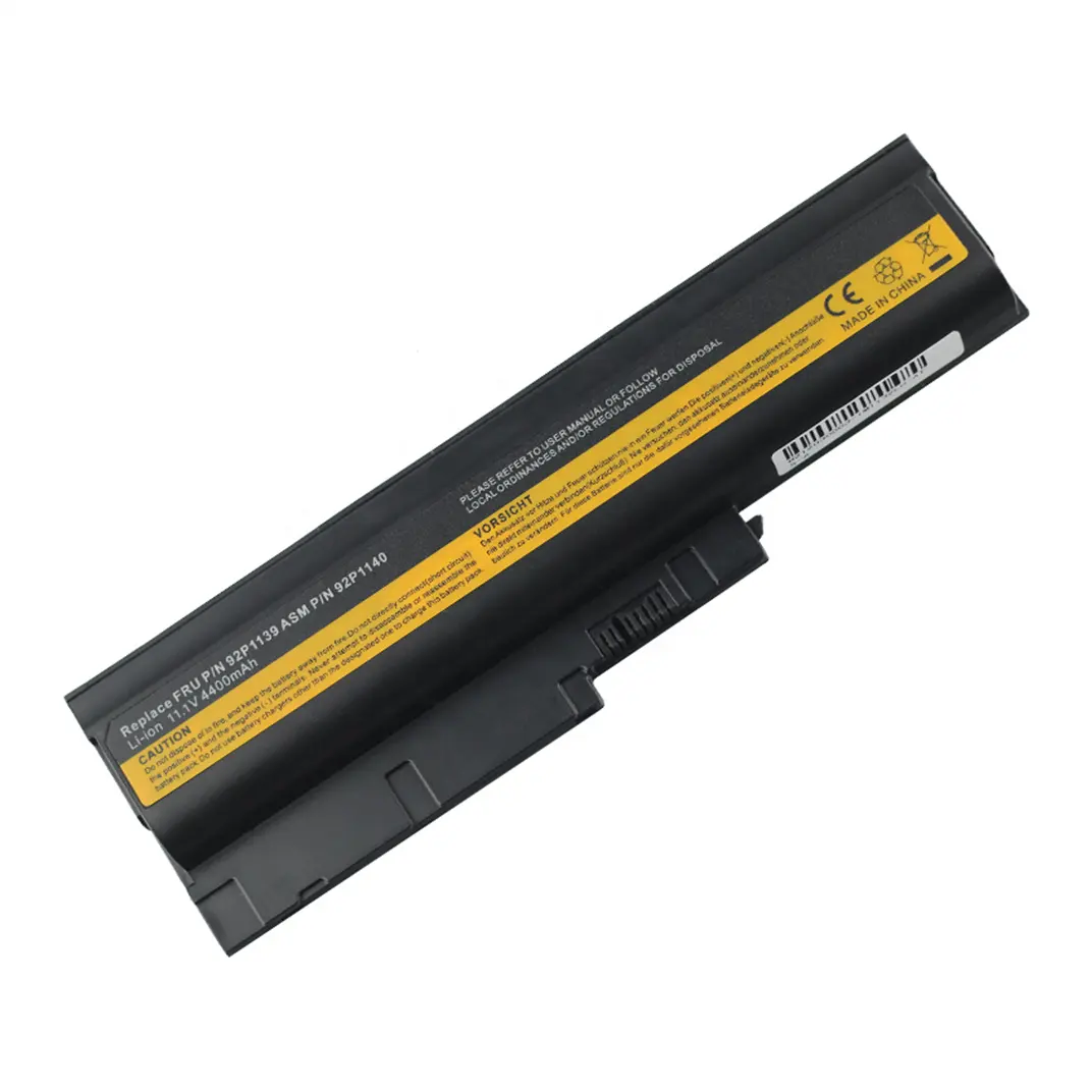 New T60 Laptop Battery for IBM Lenovo ThinkPad T61 T61P SL300 SL500 92P1138 40Y6797 Notebook Battery