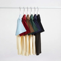 T-shirts pour hommes AMLClever 210 g/m², couleur contrastée unie, unisexe, manches raglan tombantes, impression DTF sur soie, OEM