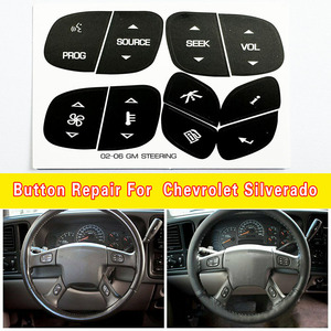 Steering Wheel Control Button Repair Sticker For 2003-2006 GMC Chevrolet Yukon Tahoe 02-06 GM STEERING - Product Image 5