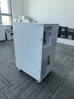 Système de Stockage d'Énergie Mobile Tout-en-un 16 kWh, Batterie LiFePO4 12 kW 51,2 V 314 Ah, 8000 Cycles, Onduleur à Onde Sinusoïdale Pure pour Alimentation de Secours Domestique