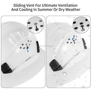 WEJUMP HDPE ANSI Z89.1 TYPE I CLASS C 풀 브림 산업용 엔지니어 6포인트 서스펜션 안전모 - Product Image 4
