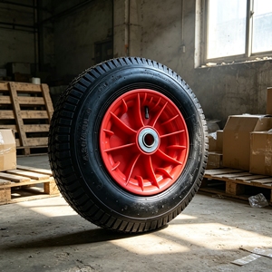 Pneus pneumatiques <span class=keywords><strong>de</strong></span> haute qualité 16"X4.00-<span class=keywords><strong>8</strong></span> pouces, roues pour chariot lourd, nouvelles, <span class=keywords><strong>350</strong></span>/<span class=keywords><strong>8</strong></span>, pièces pour brouettes et équipements <span class=keywords><strong>de</strong></span> manutention - Product Image 1