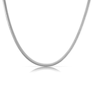 Fashion Waterproof Snake Design Stainless Steel Necklace Gold <strong>Silver</strong> Rose Gold Adjustable Cuban Link <strong>Chain</strong> Gift for Her - Product Image 6