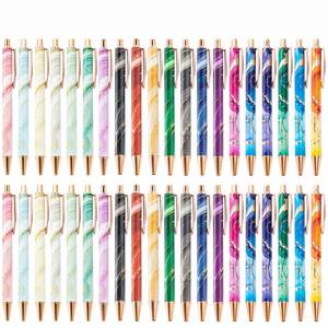 Stylos à bille rétractables personnalisables - Design métallique élégant avec impressions par transfert thermique pour cadeaux promotionnels - Product Image 2