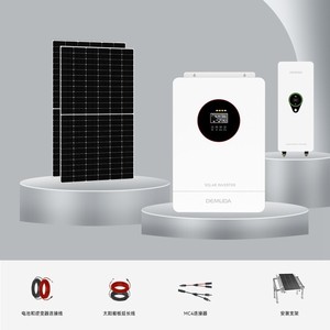 Solar System 15KW All-In-One Hybrid Grid LiFePO4 <b>Battery</b> <b>48V</b> Wall-Mounted IP65 RS485 - Product Image 4