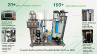 Sistem Pengolahan Air Reverse Osmosis 250L Per Jam, Peralatan Pelunak Air, Pompa dengan Wadah Tekan Stainless Steel