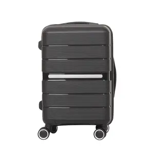 PP arabası bagaj adım dayanıklı malzeme bagaj setleri tam renk eşleştirme yüksek dereceli seyahat bagaj toptan ekleyebilirsiniz LOGO