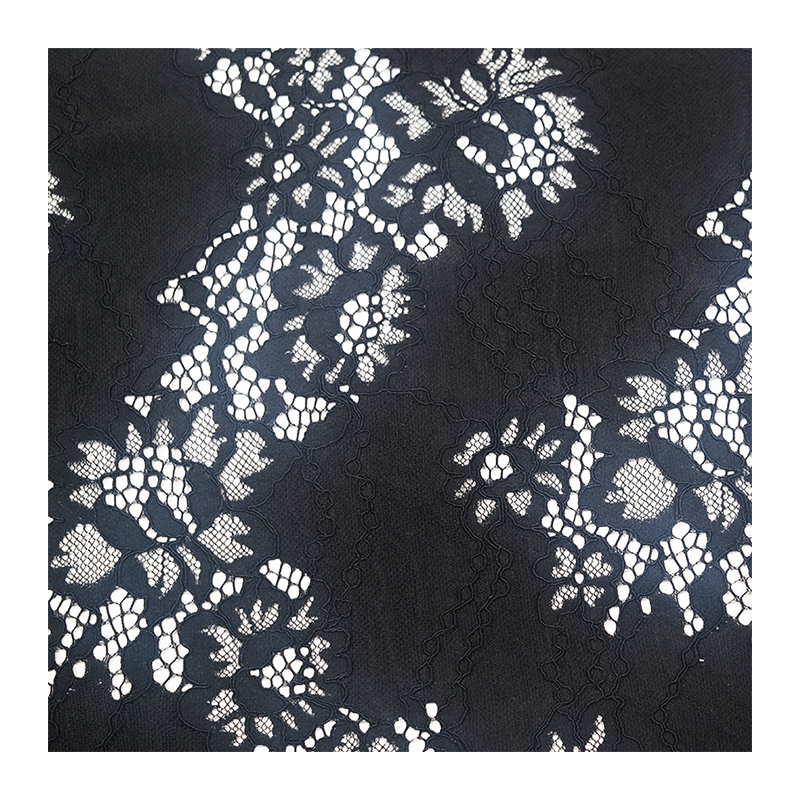 Multi-Color Nylon Rayon Lace Fabric for Women's Wedding Dresses-Customized Designs Lightweight High Quality