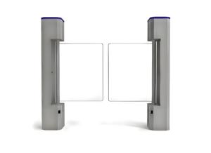 Square Swing Turnstile Gate <strong>Access</strong> <strong>Control</strong> with RFID <strong>Reader</strong> for Mosque Office Metro Mall Pedestrian Entrance - Product Image 6