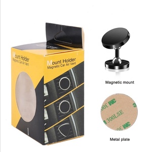 <span class=keywords><strong>Support</strong></span> de téléphone magnétique universel Fornew en alliage d'aluminium ABS et silicone pour <span class=keywords><strong>voiture</strong></span>, rotation à 360° pour téléphones de 4 à 6,5 pouces, fixation sur tube - Product Image 5