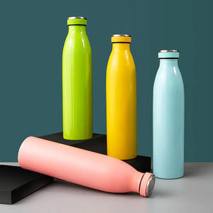 ขวดน้ำกีฬาพิมพ์โลโก้ได้, ขวดน้ำเก็บความเย็นสองชั้นสแตนเลส, กระติกน้ำมีฝาปิด - Product Image 3