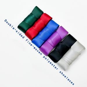 Lacets en ruban satiné multicolores pour chaussures décontractées, lacets plats en polyester de 2 cm de large pour baskets et chaussures de sport - Product Image 2