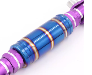 Universal titanio azul dorado Auto Roll <span class=keywords><strong>Bar</strong></span> soporte coche Interior agarre techo manija aluminio coche agarre <span class=keywords><strong>Handler</strong></span> - Product Image 3