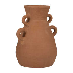 Vaso in terracotta con manici per l'arredamento del soggiorno, vaso per fiori in stile boho per la casa, la camera da letto e l'ufficio. - Product Image 2