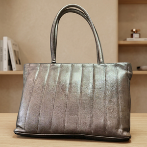 Pochette Femme Populaire en Cuir Véritable de Marque, Fermeture Éclair Tendance, Deux Bretelles, Bandoulière, Imperméable, Pliable, Légère, 3L+ - Product Image 6