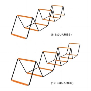 Dual-mục đích bóng đá đào tạo nhảy Thang đa chức năng nhanh nhẹn thang tốc độ đào tạo phối hợp footwork thiết bị bóng đá - Product Image 2
