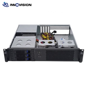 Siêu ngắn 2U trường hợp hỗ trợ <span class=keywords><strong>ATX</strong></span> powersupply Mirco <span class=keywords><strong>ATX</strong></span> Bo mạch chủ với 3 Vịnh HDD HotSwap 2U tường lửa cổng DVR NAS trường hợp - Product Image 4
