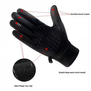 Custom Logo Waterproof Ski <strong>Gloves</strong> Anti Slip Touch Screen Sports Winter Full-Finger Work Bike Hand Winter <strong>Warm</strong> <strong>Gloves</strong> - Product Image 5