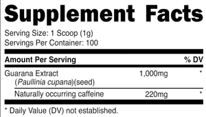 Poudre d'extrait de Guarana OEM/ODM, complément naturel à base de plantes et de caféine, sans OGM et sans gluten - Product Image 2