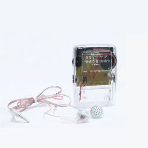 Transparent AM FM Pocket Radio Plastic High Sensitive Factory Earphone Antenna Portable <b>Mini</b> Radio With Belt Clip Home Outdoor - Product Image 3