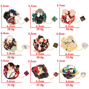Broche Anime japonais Jujutsu Kaisen, Badge Gojo Satoru Ryomen Sukuna broches en émail <span class=keywords><strong>Cosplay</strong></span> métal <span class=keywords><strong>Manga</strong></span> homme <span class=keywords><strong>femme</strong></span> cadeau pour ami - Product Image 3