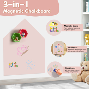 Pizarra <span class=keywords><strong>de</strong></span> color rosa magnética personalizada, pizarra tipo habitación, pegatinas <span class=keywords><strong>de</strong></span> <span class=keywords><strong>pared</strong></span>, grafiti creativo <span class=keywords><strong>para</strong></span> bebé, pizarra <span class=keywords><strong>de</strong></span> borrado repetido - Product Image 4