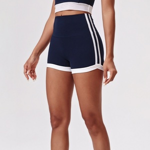 Nouveaux shorts <span class=keywords><strong>de</strong></span> course tendance OEM pour femmes, shorts <span class=keywords><strong>de</strong></span> sport yoga taille haute à séchage rapide pour l'été - Product Image 5