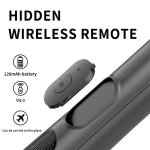 Q05 Trépied perche à selfie multifonction 8-en-1 avec anneau lumineux de 10 pouces et batterie 1800 mAh, avec adaptateurs 1/4 pour caméra d'action <span class=keywords><strong>GoPro</strong></span> et appareil photo numérique - Product Image 5