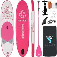 En stock YASKA 10'6'' Planche de paddle gonflable (SUP) certifiée CE, poids maximum 150 kg, accessoires complets pour les sports nautiques