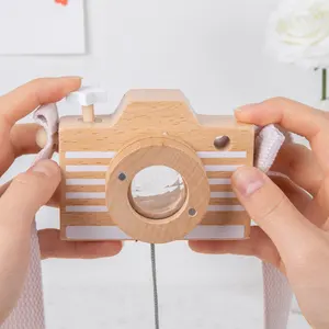 Jouet kaléidoscope en bois fait main personnalisé Vente en gros pour enfants Mini petit kaléidoscope avec caméra Jouets pour bébés