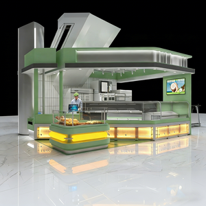 Boulangerie Composite magasin de détail longue bande droite style stratifié ligne droite type présentoir - Product Image 3