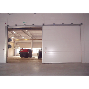 <span class=keywords><strong>Puerta</strong></span> Corredera Industrial Automática de Lámina de Hierro y Poliuretano Personalizada para Trabajos Interiores en Fábricas y Almacenes - Product Image 1