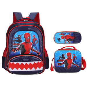Juego de 3 Piezas de Mochila Escolar con Personajes de Dibujos Animados en 3D de 16 Pulgadas para Niños con Estuche para Lápices y Lonchera, Mochilas Escolares al por Mayor para Estudiantes de Primaria - Product Image 5
