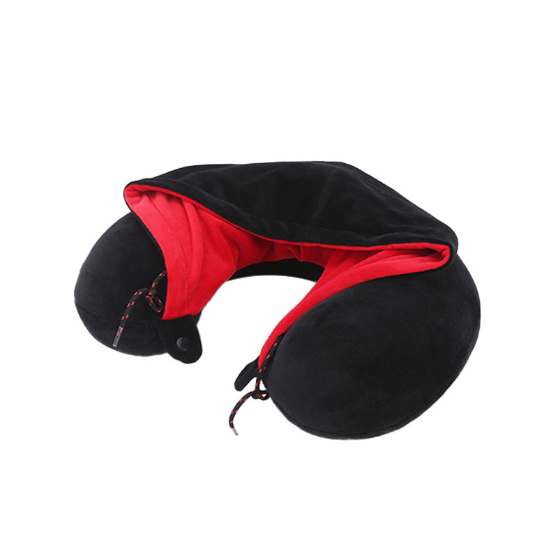 Sudadera con Capucha Mejorada - Negro Rojo