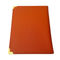 Portafolio para Currículum, Organizador de Entrevistas, Bloc de Escritura A4, Portadocumentos de Cuero PU, Portafolio con Tarjetero