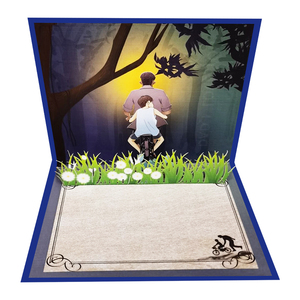 Biglietto di auguri Pop-Up 3D fatto a mano grazie papà per tutto quello che fai-regalo per la festa del papà per <span class=keywords><strong>amore</strong></span> aziendale o occasioni di compleanno - Product Image 5