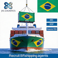 Consolidación de Carga Marítima a Brasil, Agente de Envío Puerta a Puerta, Logística de Carga, Transitario, Exportación, Servicio de Entrega FBA