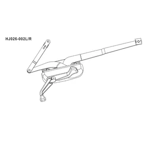 3H Inc Nieuwe Product Hardware Accessoires Openslaand Raam Dual Arm Operator-HJ026-002