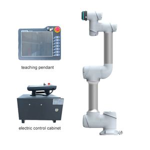 Bras robot collaboratif ROS à 6 axes avec boîte de vitesses et moteur, charge utile de 3 kg, entraînement servo-électrique haute précision et composants PLC essentiels - Product Image 1