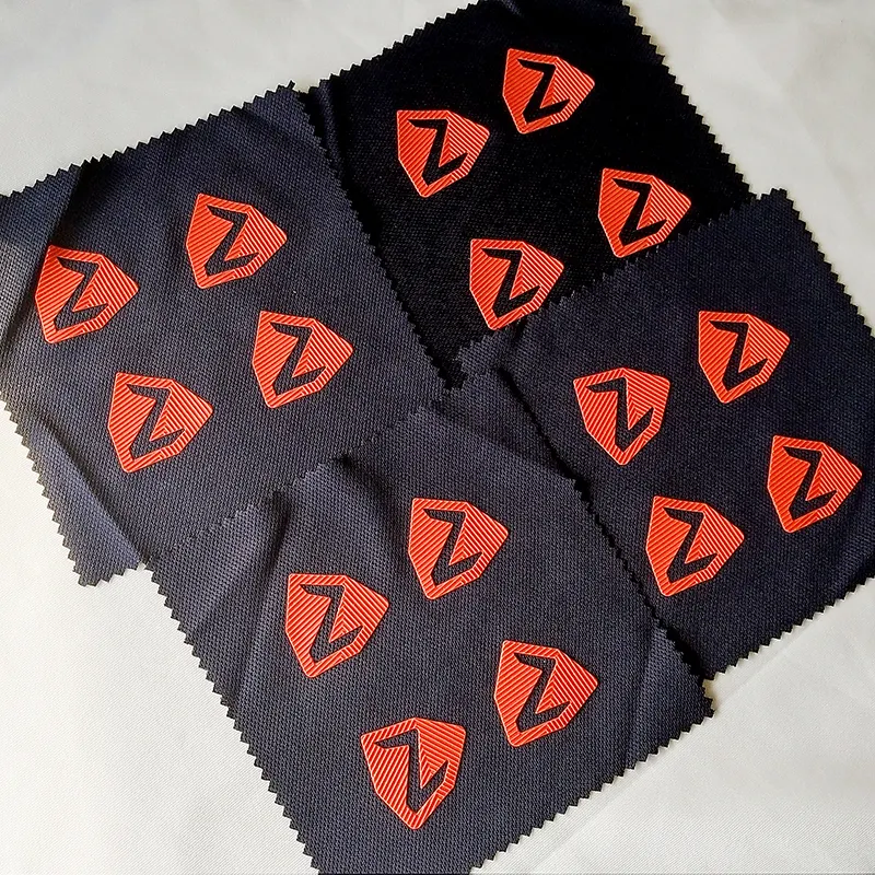 Unique Red Shield T-shirt patch Custom Cowboy Hat Label Design For Compression Socks For Women Heat Transfer Label