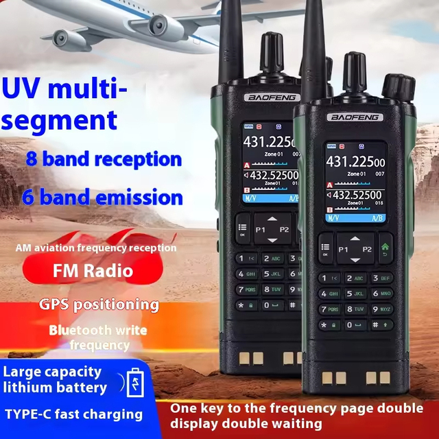 LOWER US TARIFF Baofeng UV-32PRO High Power Dual Band Walkie Talkie Scan Dual Display FM Handheld for Radio 10W  Intercom Hot