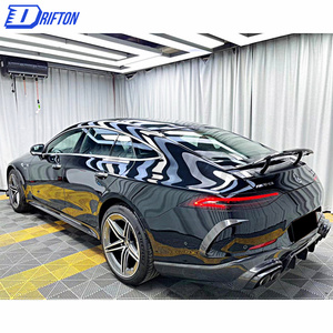 Garniture d'aération de pare-chocs arrière en fibre de carbone sèche pour Mercedes Benz AMG GT 53 - Product Image 5