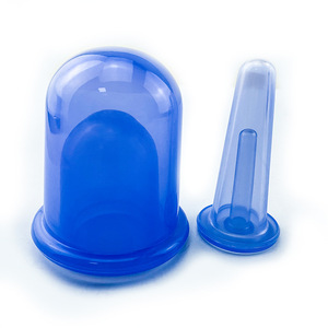 Anti Celulite Medical Grade <span class=keywords><strong>Silicone</strong></span> Body & Facial <span class=keywords><strong>Massage</strong></span> Cup Reutilizável BPA Livre Vacuum Cupping Therapy Set com 7 Tamanhos 4 Pcs - Product Image 3