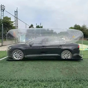Открытый прозрачный Автомобильный дисплей палатка против пыли автомобильный чехол для хранения надувной парковочный защитный укрытие - Product Image 2