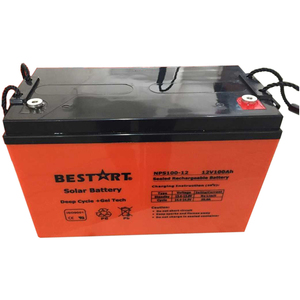 Agm Solar Battery 12V 100ah PV System Deep Cycle GEL Battery NPS100-12 Sla Battery - Product Image 1